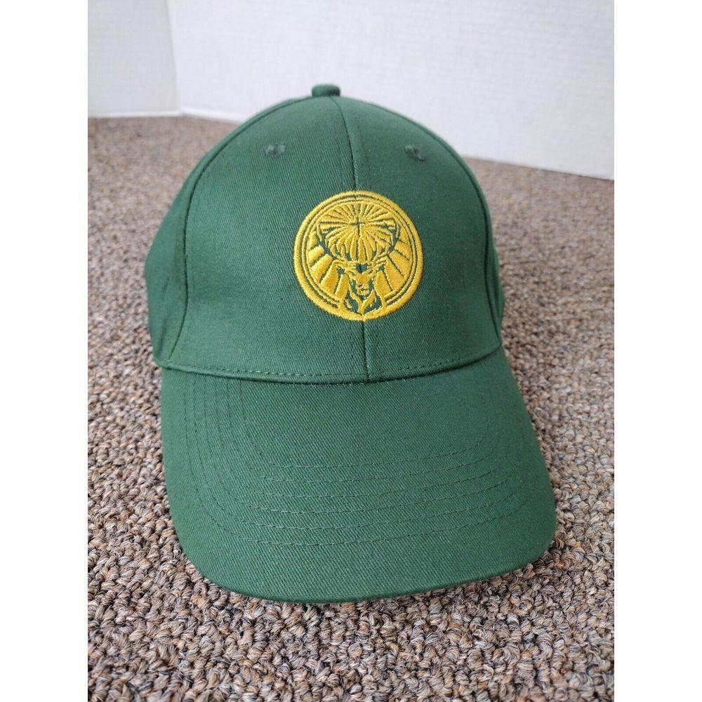 WMS Studios Jagermeister Strapback Green Hat Cap NWOT